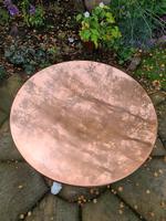 Rare “Abolitionist” 19th Century copper topped Pub Table (8 of 8) Rare “Abolitionist” 19th Century copper topped Pub Table (8 of 8)