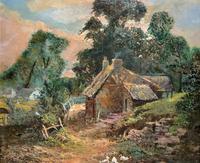 Original 19th Century British Farmland Countryside Landscape Oil Painting (5 of 11) Original 19th Century British Farmland Countryside Landscape Oil Painting (5 of 11)