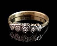 Vintage Art Deco Diamond Heart Ring, 18ct Gold & Platinum (4 of 12) Vintage Art Deco Diamond Heart Ring, 18ct Gold & Platinum (4 of 12)