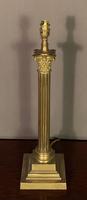 Tall 1920s brass corinthian column table lamp (4 of 8) Tall 1920s brass corinthian column table lamp (4 of 8)