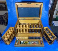 Victorian Pine Partially Fitted Games Box (15 of 32) Victorian Pine Partially Fitted Games Box (15 of 32)