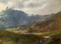 (2of2) Huge Magnificent 19thc Snowdonia Mountain Welsh Landscape Oil Painting (13 of 13) (2of2) Huge Magnificent 19thc Snowdonia Mountain Welsh Landscape Oil Painting (13 of 13)