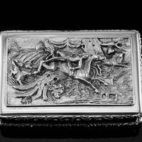 Rare Antique Georgian Solid Silver Mazeppa Snuff Box - Edward Smith 1836 (10 of 23) Rare Antique Georgian Solid Silver Mazeppa Snuff Box - Edward Smith 1836 (10 of 23)