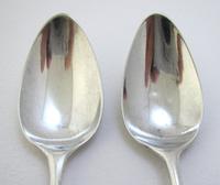 Pair of Antique George III Solid Sterling Silver Georgian Tea Spoons, Old English, Peter & Ann Bateman 1793 (5 of 7) Pair of Antique George III Solid Sterling Silver Georgian Tea Spoons, Old English, Peter & Ann Bateman 1793 (5 of 7)