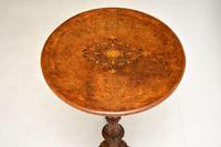 Antique Victorian Inlaid Walnut Occasional Table (7 of 9) Antique Victorian Inlaid Walnut Occasional Table (7 of 9)
