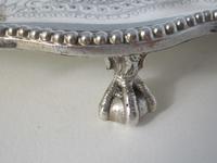 12" Victorian Silver Plated Salver in a Shaped Circular Form (4 of 5) 12" Victorian Silver Plated Salver in a Shaped Circular Form (4 of 5)