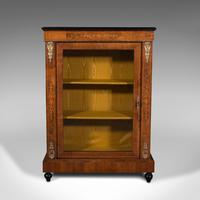Antique Pier Cabinet, English, Walnut, Inlay, Display Cupboard, Victorian, 1870 (2 of 12) Antique Pier Cabinet, English, Walnut, Inlay, Display Cupboard, Victorian, 1870 (2 of 12)