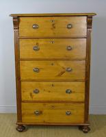 Large Antique Pine & Elm Chest of Drawers Large Antique Pine & Elm Chest of Drawers