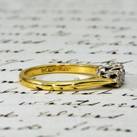 The Vintage 1975 Three Brilliant Cut Diamond Ring (4 of 5) The Vintage 1975 Three Brilliant Cut Diamond Ring (4 of 5)