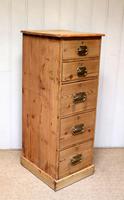 Tall Slim Pine Chest of Drawers (10 of 10) Tall Slim Pine Chest of Drawers (10 of 10)