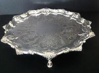 Paul Storr Antique Georgian Silver Salver - 1815 (4 of 6) Paul Storr Antique Georgian Silver Salver - 1815 (4 of 6)