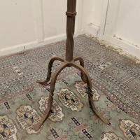 Blacksmith Made Gothic Wrought Iron Floor Lamp (4 of 4) Blacksmith Made Gothic Wrought Iron Floor Lamp (4 of 4)