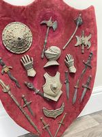 Decorative Serpentine Battle Shield Wall Plaque (19 of 32) Decorative Serpentine Battle Shield Wall Plaque (19 of 32)