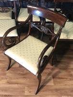 Mahogany Dining Table & Set of 10 Regency Style Chairs (15 of 19) Mahogany Dining Table & Set of 10 Regency Style Chairs (15 of 19)
