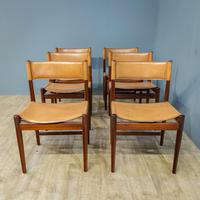 6 Mid Century Rosewood & Leather Chairs (12 of 14) 6 Mid Century Rosewood & Leather Chairs (12 of 14)