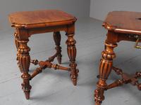 Antique Pair of Red Walnut Stools (6 of 11) Antique Pair of Red Walnut Stools (6 of 11)