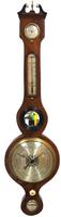 Good Mahogany 5 Glass Arched Top Barometer Thermometer by I Laffrancho Ludlow (4 of 5) Good Mahogany 5 Glass Arched Top Barometer Thermometer by I Laffrancho Ludlow (4 of 5)