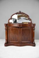Victorian Mahogany Serpentine Mirror Back Chiffonier (7 of 12) Victorian Mahogany Serpentine Mirror Back Chiffonier (7 of 12)