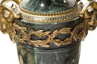 Pair of Green Marble Gilt Metal Mounted Table Lamps 19th Century (4 of 7) Pair of Green Marble Gilt Metal Mounted Table Lamps 19th Century (4 of 7)