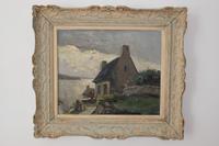 Old Cottage Overlooking The Coast - Oil on Canvas (6 of 10) Old Cottage Overlooking The Coast - Oil on Canvas (6 of 10)