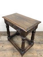Antique Oak Joint Stool with Carved Detail (12 of 13) Antique Oak Joint Stool with Carved Detail (12 of 13)