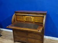 Biedermeir Mahogany Veneered Cylinder Bureau Desk 19th Century (8 of 14) Biedermeir Mahogany Veneered Cylinder Bureau Desk 19th Century (8 of 14)