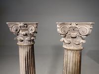 Good and Well Formed Pair of Late 18th Century Carved Italian Marble Columns (5 of 6) Good and Well Formed Pair of Late 18th Century Carved Italian Marble Columns (5 of 6)