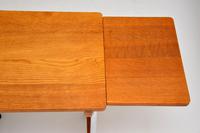 1950’s Vintage Oak & Chrome Drop Leaf Side Table (3 of 9) 1950’s Vintage Oak & Chrome Drop Leaf Side Table (3 of 9)