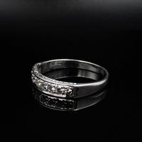 Vintage Diamond 18ct White Gold Half Eternity Band Ring (10 of 10) Vintage Diamond 18ct White Gold Half Eternity Band Ring (10 of 10)