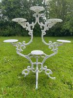 Victorian 19th Century Garden Cast Iron Painted White 6 Branch Plant Stand (8 of 47) Victorian 19th Century Garden Cast Iron Painted White 6 Branch Plant Stand (8 of 47)