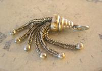 Antique Pocket Watch Chain Tassel Fob 1890 Victorian Silver Nickel Dainty Fob (2 of 5) Antique Pocket Watch Chain Tassel Fob 1890 Victorian Silver Nickel Dainty Fob (2 of 5)