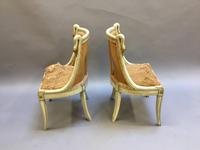 Pair of Empire French Painted Chairs (3 of 10) Pair of Empire French Painted Chairs (3 of 10)