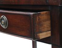 19th Century Mahogany Bow Front Writing Desk Dressing Table (3 of 6) 19th Century Mahogany Bow Front Writing Desk Dressing Table (3 of 6)