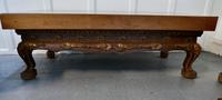 Indian Teak Coffee Table & Side Table Set Carved with Elephants (7 of 11) Indian Teak Coffee Table & Side Table Set Carved with Elephants (7 of 11)
