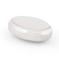 Pebble Shaped Edwardian Plain Silver Tobacco Box (2 of 6) Pebble Shaped Edwardian Plain Silver Tobacco Box (2 of 6)