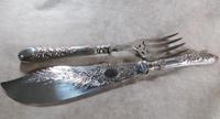 19th Century Martin Hall & Co Silver Plate Fish Servers (4 of 11) 19th Century Martin Hall & Co Silver Plate Fish Servers (4 of 11)