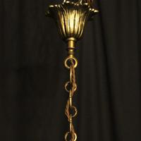 French Gilded Triple Light Antique Lantern (7 of 10) French Gilded Triple Light Antique Lantern (7 of 10)