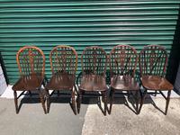 Harlequin Set 10 Ash & Elm Kitchen Chairs (4 of 10) Harlequin Set 10 Ash & Elm Kitchen Chairs (4 of 10)