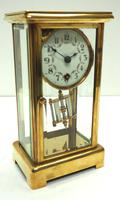 Fine Antique French Table Regulator with Visible Pendulum 8 Day 4 Glass Mantel Clock (9 of 10) Fine Antique French Table Regulator with Visible Pendulum 8 Day 4 Glass Mantel Clock (9 of 10)