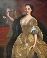 Huge Early 18th Century French Oil Portrait Painting of 'Lucy Webb, Heiress of Ashwick' (4 of 17) Huge Early 18th Century French Oil Portrait Painting of 'Lucy Webb, Heiress of Ashwick' (4 of 17)