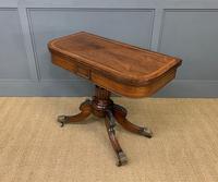 Regency Period Inlaid Rosewood Card Table (9 of 20) Regency Period Inlaid Rosewood Card Table (9 of 20)