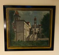 Spanish Moorish Churchyard / Monastery Scene on Tin Plate (5 of 9) Spanish Moorish Churchyard / Monastery Scene on Tin Plate (5 of 9)