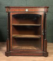Superb ebonized and amboyna glazed pier cabinet (3 of 8) Superb ebonized and amboyna glazed pier cabinet (3 of 8)