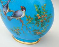 Minton Porcelain Moon Flask William Mussill 1875 Bleu Celeste (7 of 10) Minton Porcelain Moon Flask William Mussill 1875 Bleu Celeste (7 of 10)
