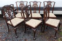 1900's Quality Mahogany Set of 6 Georgian style Dining Chairs with Pop out Seats (3 of 4) 1900's Quality Mahogany Set of 6 Georgian style Dining Chairs with Pop out Seats (3 of 4)