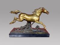 A Lovely Gilt Bronze Model Of a Horse (2 of 4) A Lovely Gilt Bronze Model Of a Horse (2 of 4)