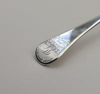 A Georgian Solid Silver Basting Spoon - Unusual Inscription C.1808 (3 of 8) A Georgian Solid Silver Basting Spoon - Unusual Inscription C.1808 (3 of 8)