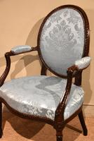 George III Mahogany Oval Back Armchair (5 of 6) George III Mahogany Oval Back Armchair (5 of 6)