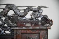 Carved Japanese Meiji Desk (5 of 12) Carved Japanese Meiji Desk (5 of 12)