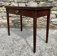 Antique Georgian Mahogany Fold Over Tea Table (14 of 27) Antique Georgian Mahogany Fold Over Tea Table (14 of 27)